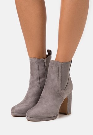 Anna Field Bottines à talons hauts - light grey