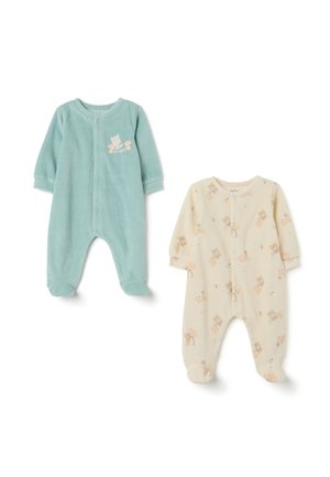 TWIN PACK  - Strampler - light blue beige