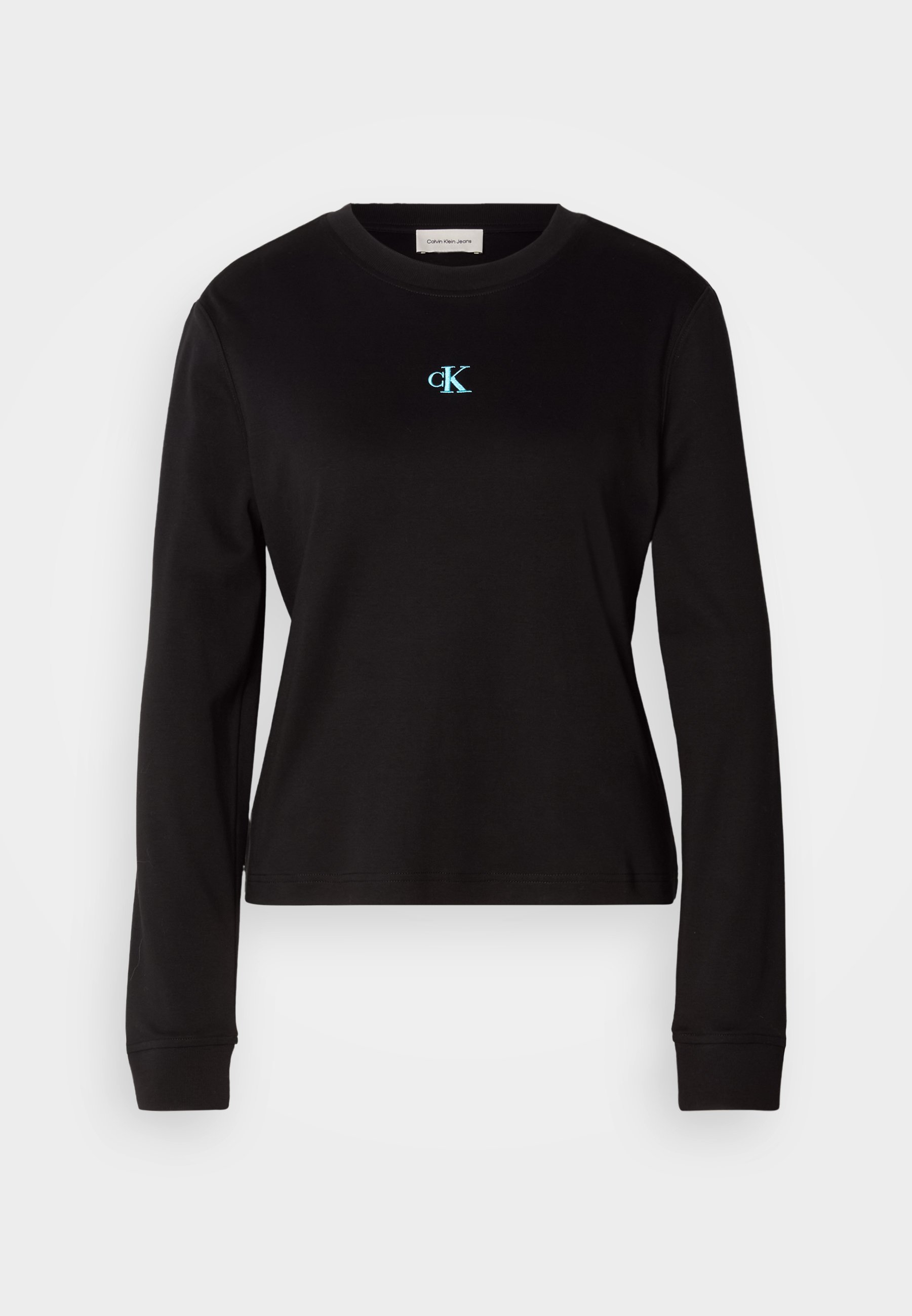 Calvin Klein Jeans OMBRE GRAPHIC TEE - Top s dlouhým rukávem - black