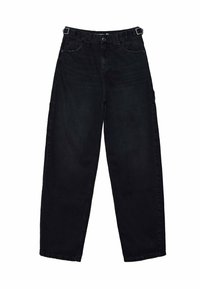 BALLOON FIT BAGGY JEANS WITH ADJUSTABLE WAIST - Jeans Relaxed Fit - black denim