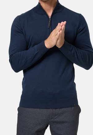 INDICODE JEANS Striktrøje - dark blue