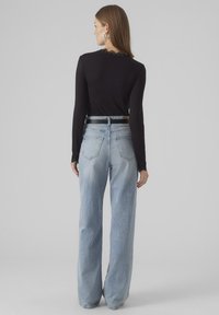 Vero Moda VMROSA HIGHNECK - Topper langermet - black