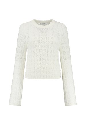 HOLLY - Strickpullover - light kit white