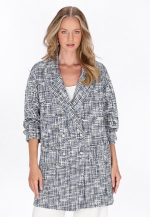 Cappotto corto - navy multicolor