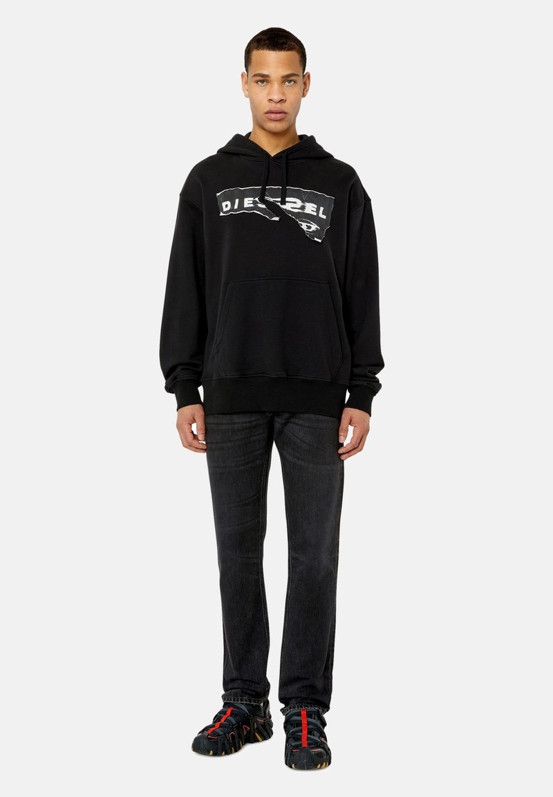 Diesel Straight leg jeans zwart Diesel Straight leg jeans zwart