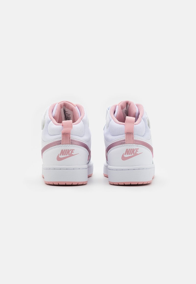 Nike Sportswear Court Borough Mid 2 Unisex High Top Trainers White Pink Glaze White Zalando Co Uk Nike Sportswear Court Borough Mid 2 Unisex High Top Trainers White Pink Glaze White Zalando Co Uk
