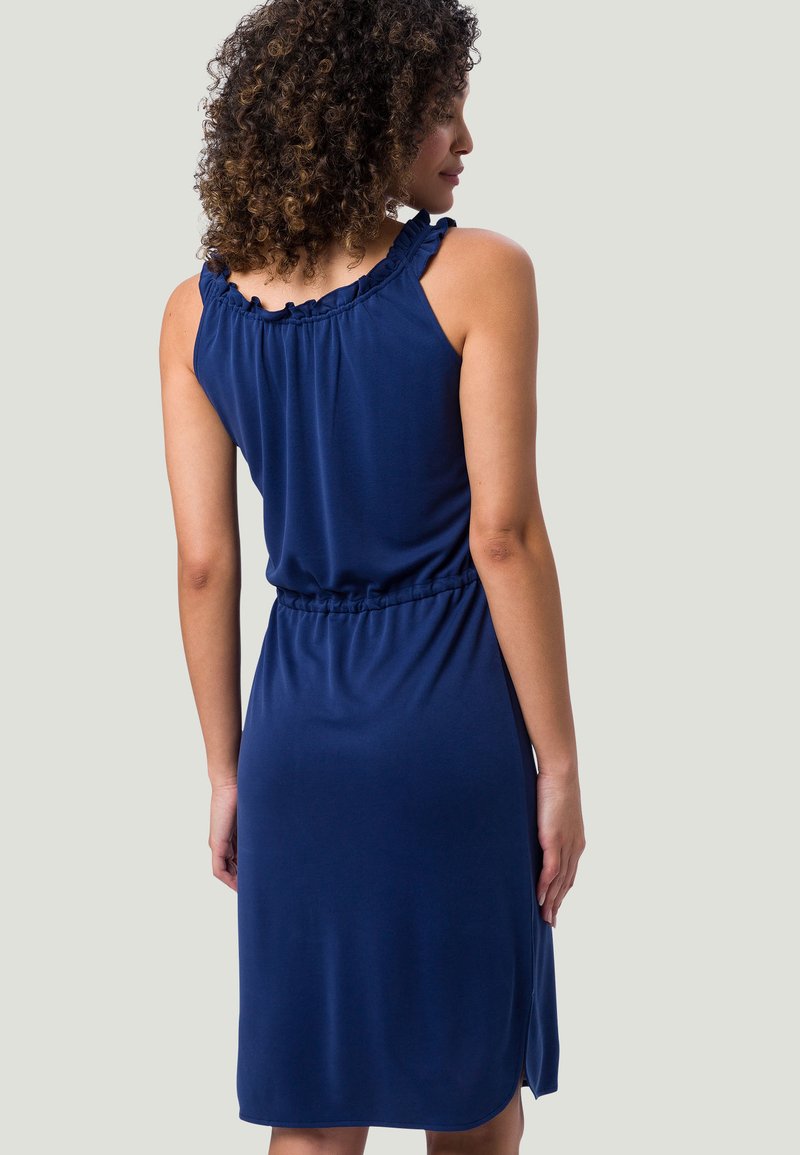 Damen Freizeitkleider | zero MIT RÜSCHEN Jerseykleid admiral blue/blau - LI20881 Damen Freizeitkleider | zero MIT RÜSCHEN Jerseykleid admiral blue/blau - LI20881