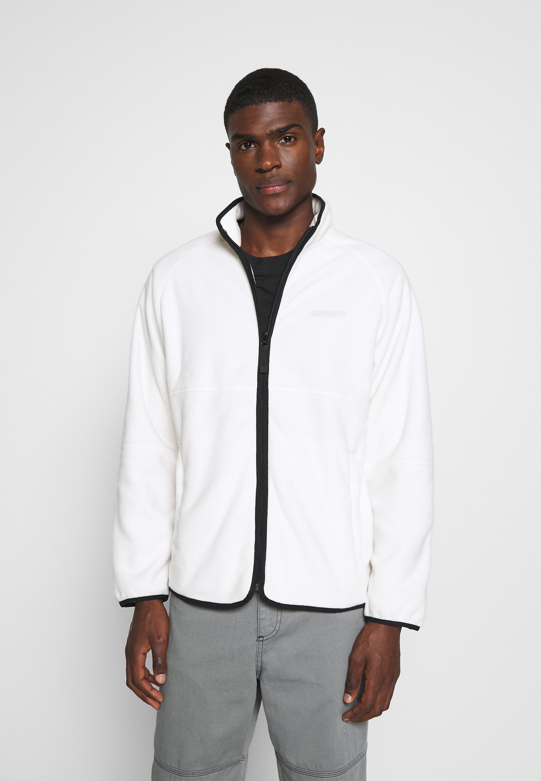 carhartt white fleece jacket