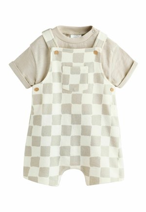 REGULAR FIT SET - Body - black white checkerboard