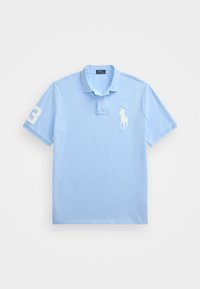 CUSTOM SLIM FIT BIG PONY MESH SHIRT - Bluză polo - bluebell