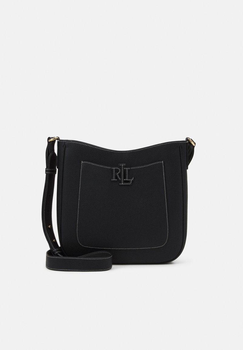 Lauren Ralph Lauren PEBBLED CAMERYN CROSSBODY - Bandolera - black/negro - Zalando.es