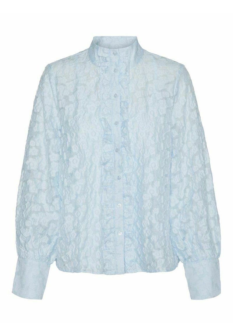Vero Moda Overhemdblouse lichtblauw Vero Moda Overhemdblouse lichtblauw