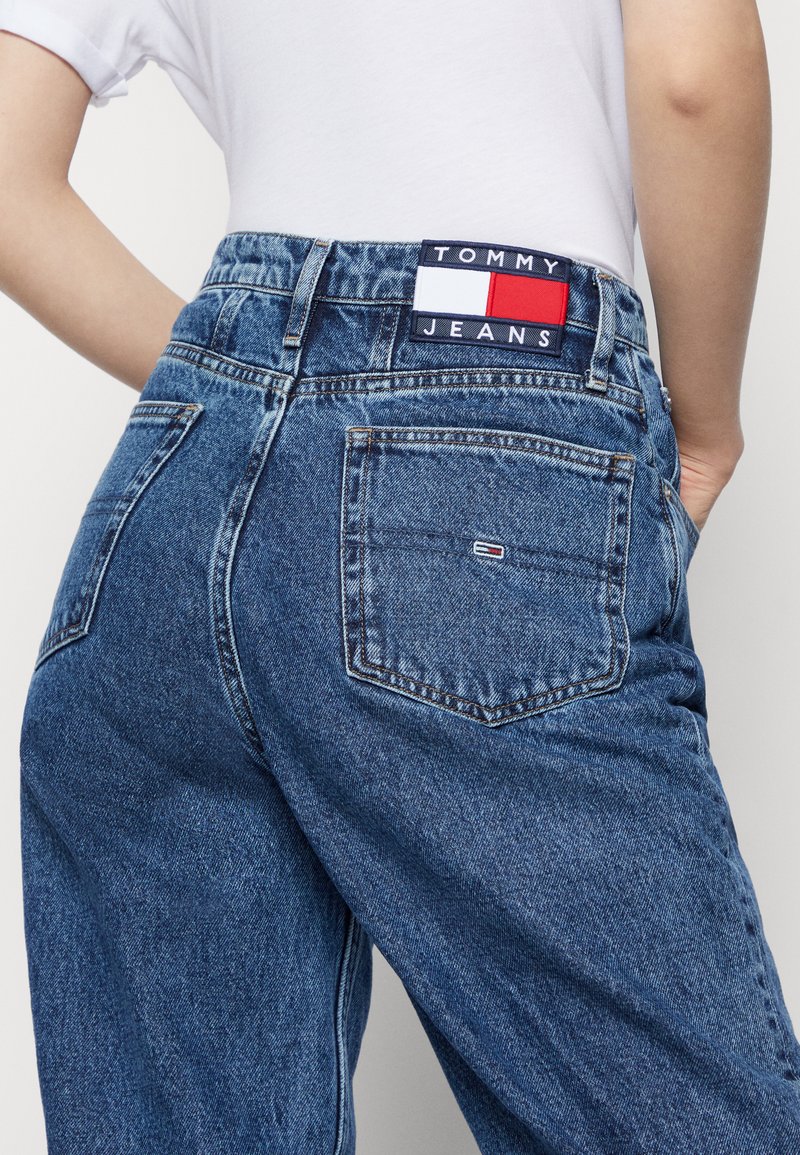 high rise tapered mom jeans tommy hilfiger