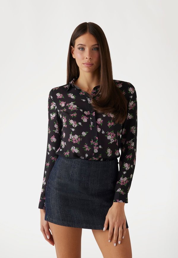 LS CLOUIS - Hemdbluse - mehrfarbig schwarz