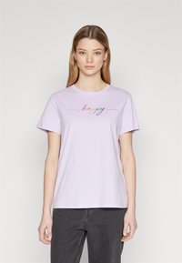 VILA VIPURE  - Camiseta estampada - pastel lilac print/multicolored