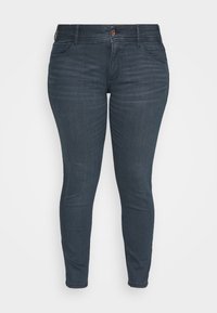 SKINNY WITH WASH EFFECTS - Calças de ganga de corte skinny - blue grey denim