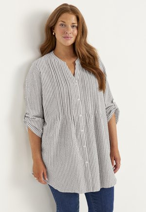 Cellbes of Sweden, TUNIC IN SEERSUCKER - Tunikaer - brown striped