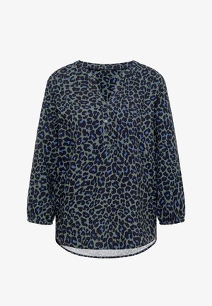 Cecil, Jacket with crew neck and corduroy texture - Bluse - dried olive green