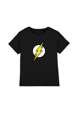 Warner Brothers, JUSTICE LEAGUE FLASH LOGO UNISEX - Print T-shirt - black