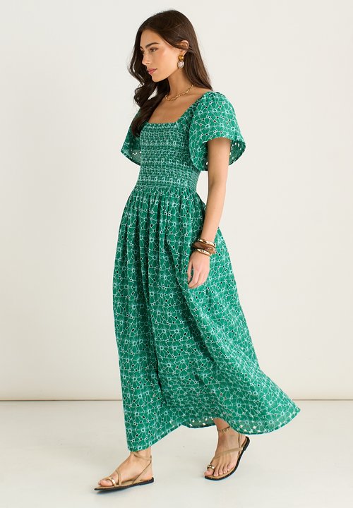 free people women's falling sun midi dress Free People Falling Sun Midi Dress 100% Cotton