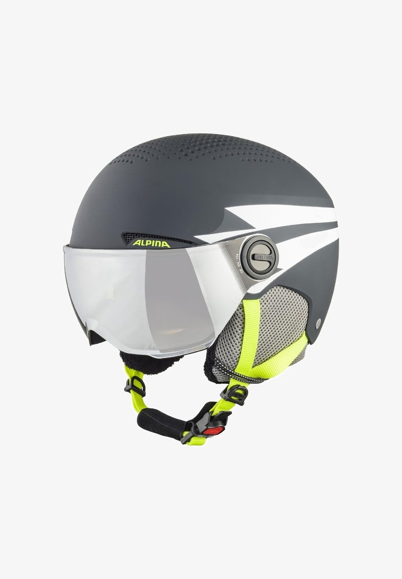 Alpina ZUPO - Helmet - charcoal-neon matt