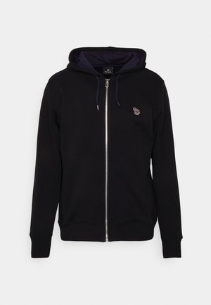 ZIP HOODY ZEBRA - Sudadera con cremallera - black