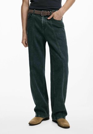 Jean boyfriend - green