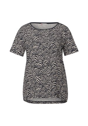 Street One Print T-shirt - blau