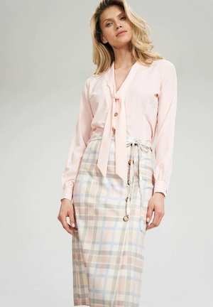 Overhemdblouse - light pink
