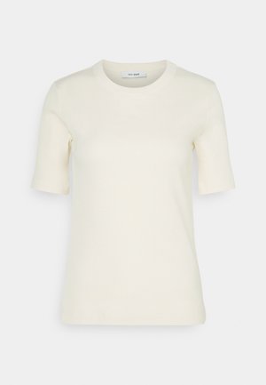 KRISTIN - T-shirt basic - almond milk