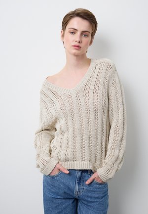SWEATER  - Strickpullover - natural