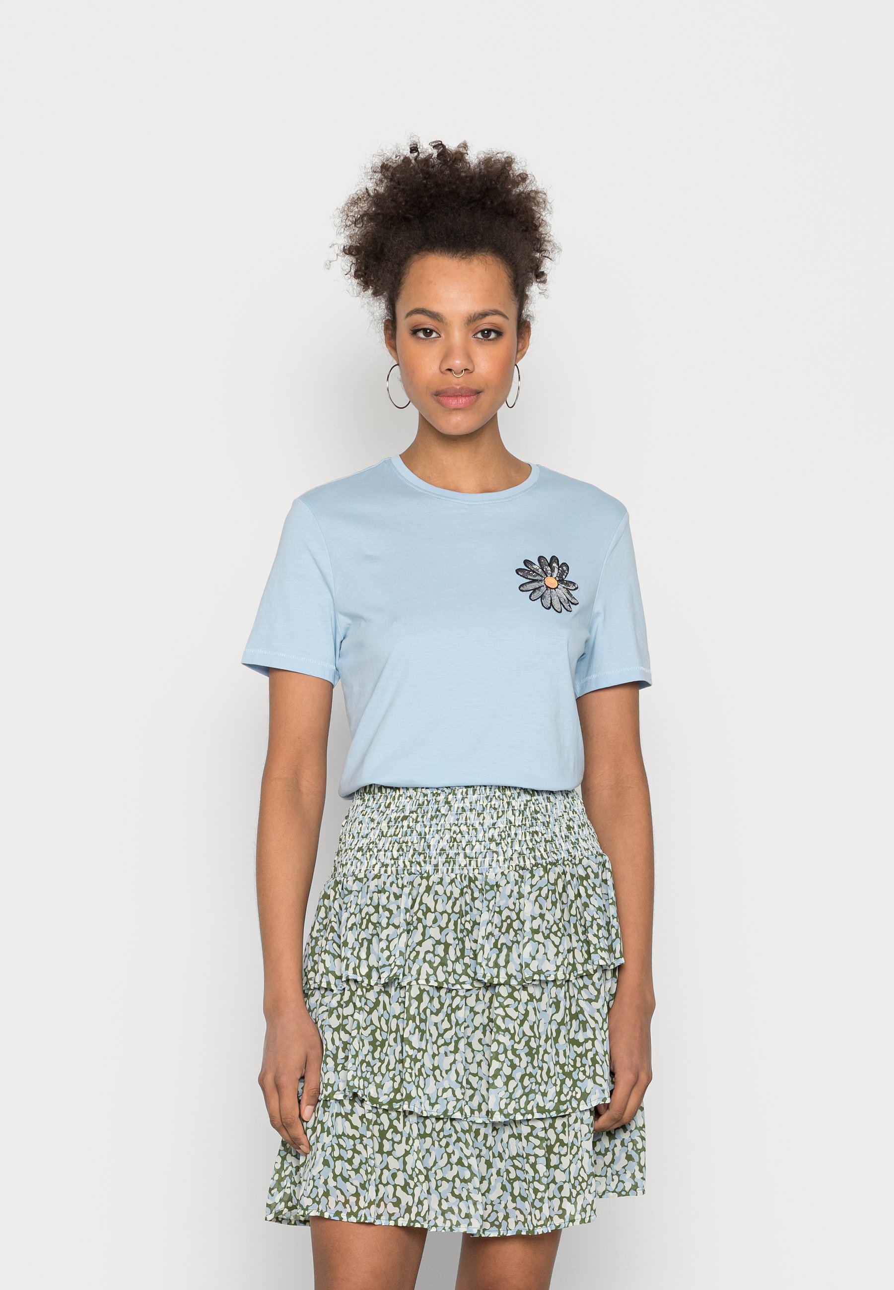 ONLY ONLKITA FLOWER TOP BOX - T-shirt 