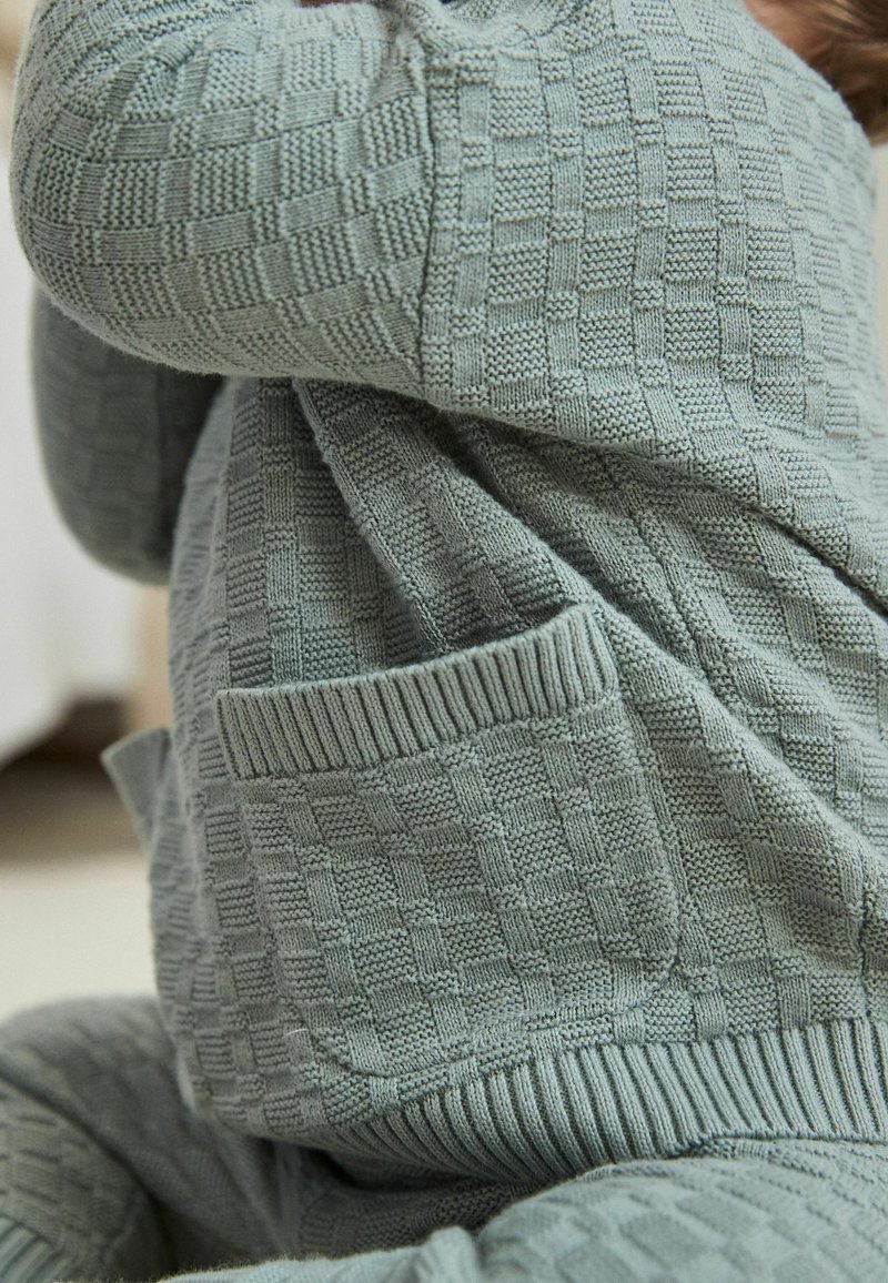 Next TEXTURED SET REGULAR FIT - Nohavice - mineral blue