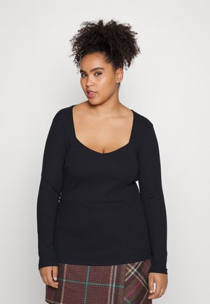 Long sleeved top - black