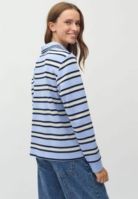 mbyM POLLA-M - Poloshirt - cool blue stripe