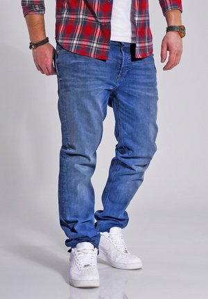 Jack & Jones, CLARK JJARIS  - Straight leg jeans - dark blue denim