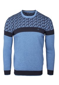 Gabbiano Stickad tröja - mottled blue