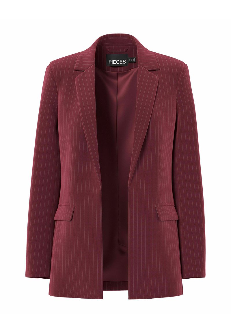 PIECES Pcbozzy Blazer Rayé Loose Fit Femme – Style Danois Élégant & Décontracté, Sky Captain Pinstripe