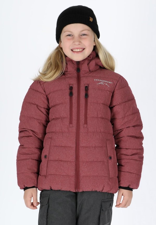 BRANÄS JR - Winterjacke - burgundy melange