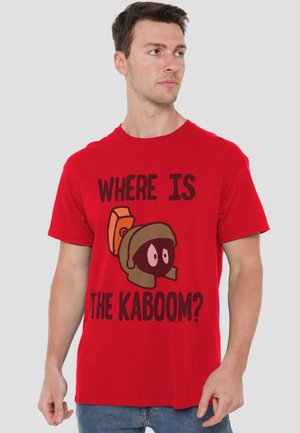 Cotton Soul, LOONEY TUNES THE MARTIAN - T-Shirt print - red