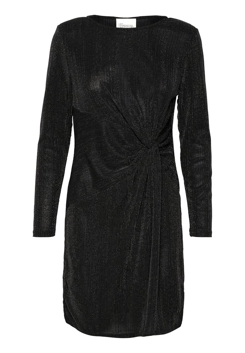 My Essential Wardrobe Gebreide jurk zwart My Essential Wardrobe Gebreide jurk zwart