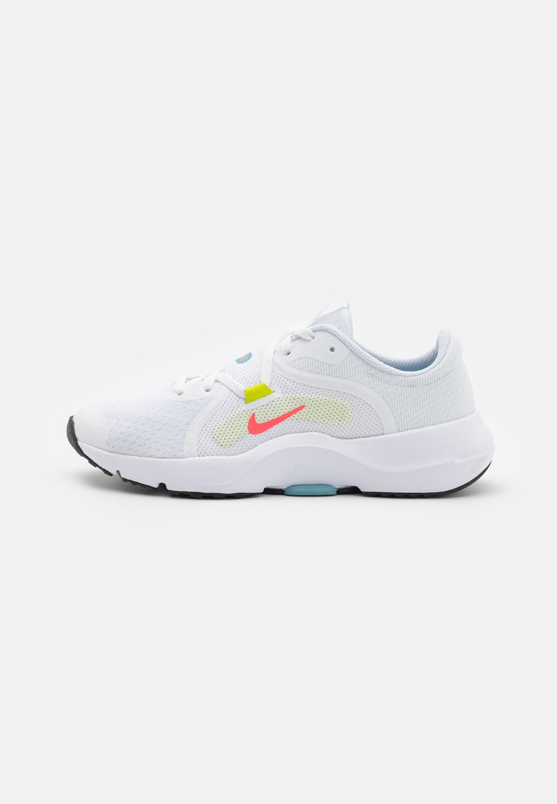 Nike Performance IN SEASON TR 13 - Tenisice za trening - white/hot punch/denim turquoise/black/cyber