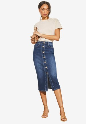 Falda de tubo - mid blue