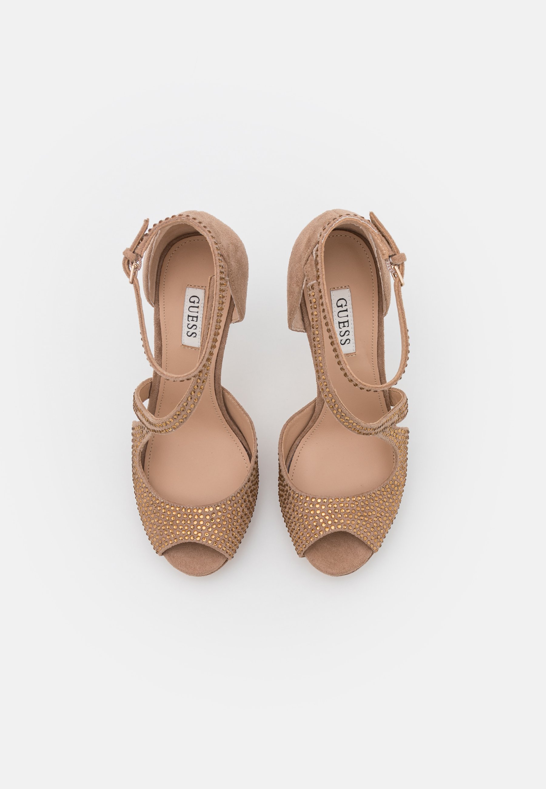 Tacon negras de Sandalias para Mujer de Guess | FASHIOLA.es