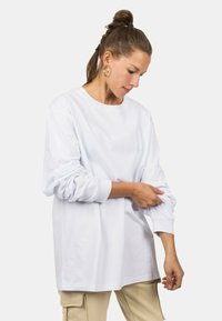 Blackskies OVERSIZED LONG SLEEVE UNISEX - Langarmshirt - weiß