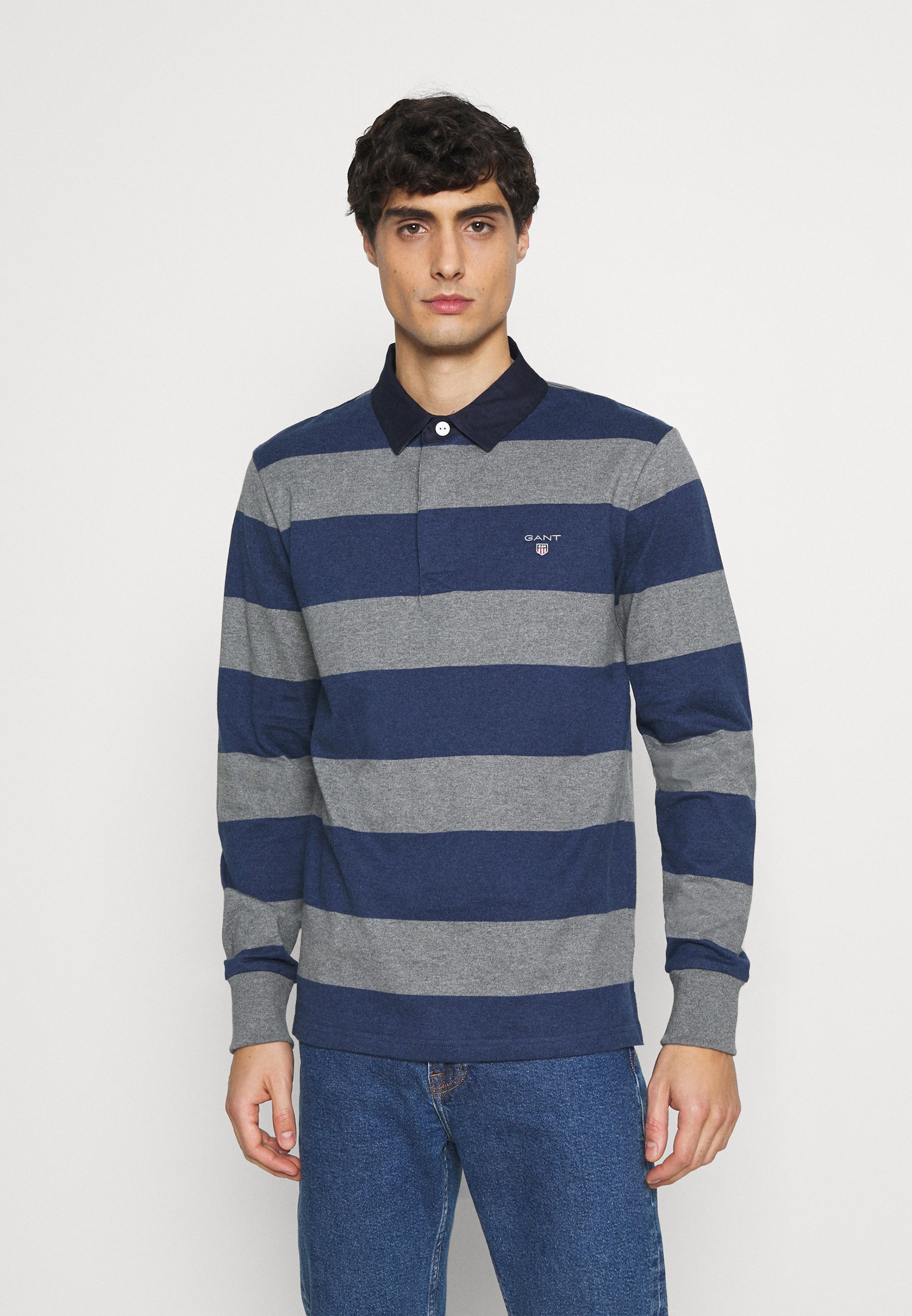 Le Gang Du Gant Vert Saison 2 GANT Polo - dark grey melange/gris foncé chiné - ZALANDO.FR