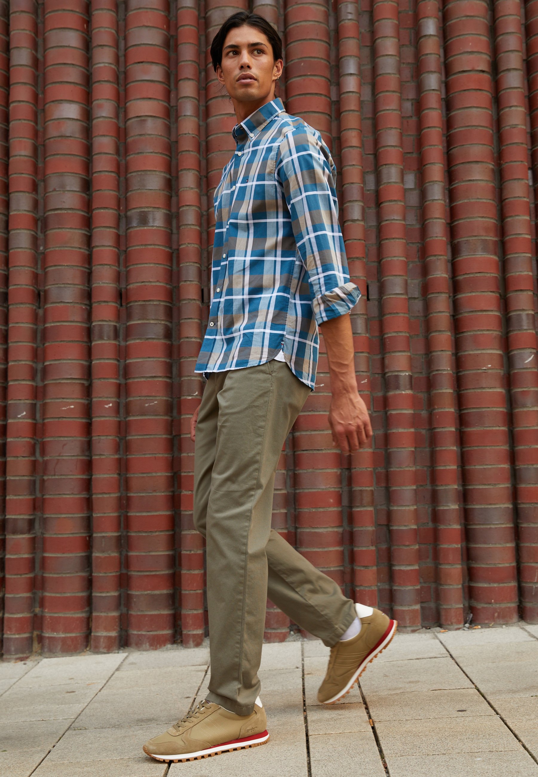 Tommy Hilfiger RUNNER MIX - Sneakers basse - woodridge/beige - Zalando.it