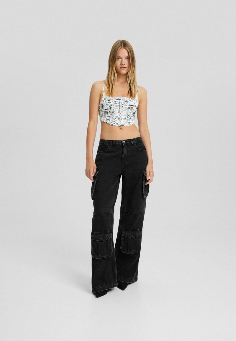 Bershka Top wit Bershka Top wit