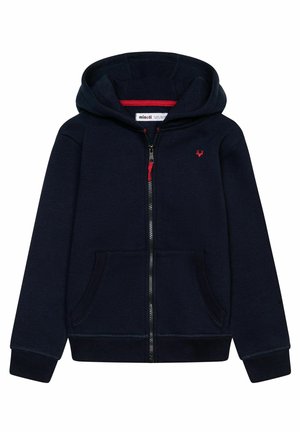 EMBROIDERED - Sweat zippé - dark blue