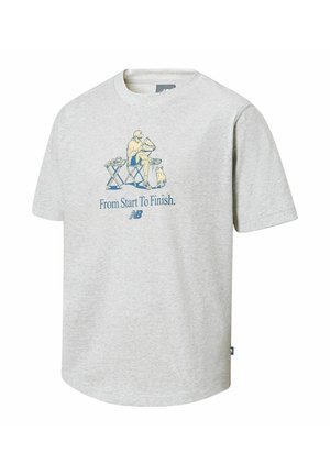 CAFE - Print T-shirt - grey